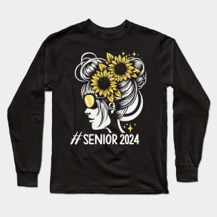 Senior 2024 SUNFLOWERS Long Sleeve T-Shirt